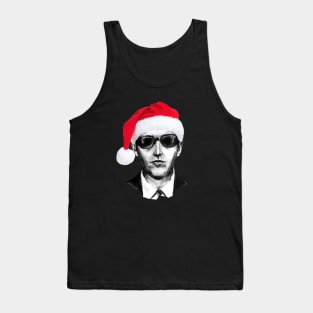 DB Cooper Black and White Police Sketch Christmas Design Tank Top